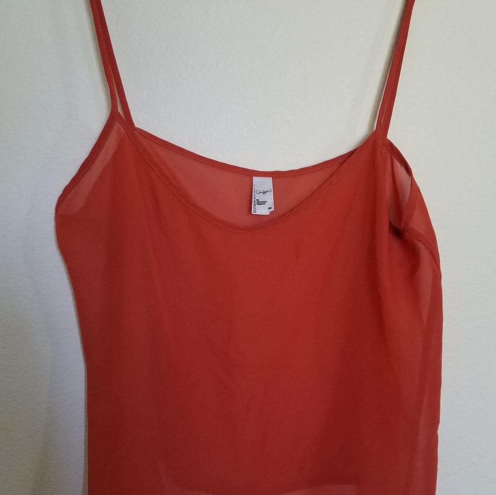 Orange chiffon - Picture 4 of 4